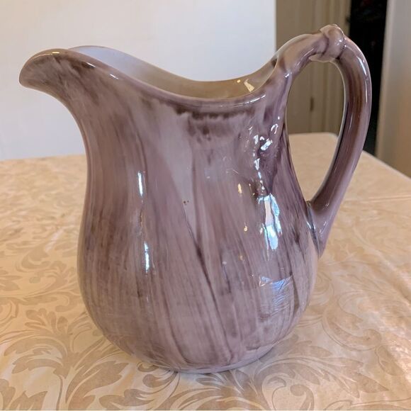 Stangl Pottery Terra Rose Pitcher 6.5” Violet Trenton NJ USA gorgeous no chips - Picture 3 of 7